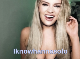 Iknowhannasolo